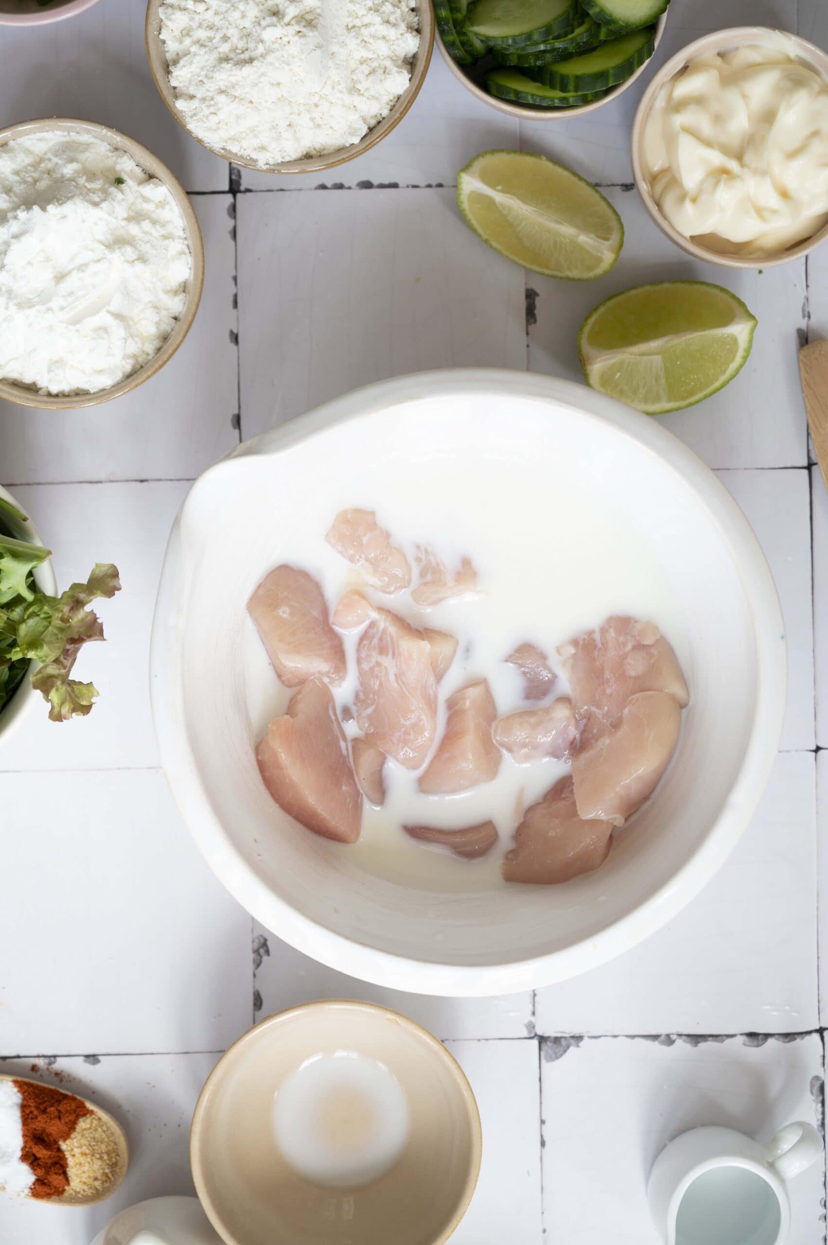 Bang Bang Chicken n Rice process Photo