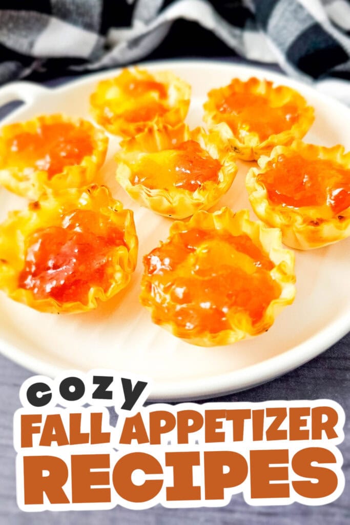 Fall Appetizers-Brie Phyllo Tarts