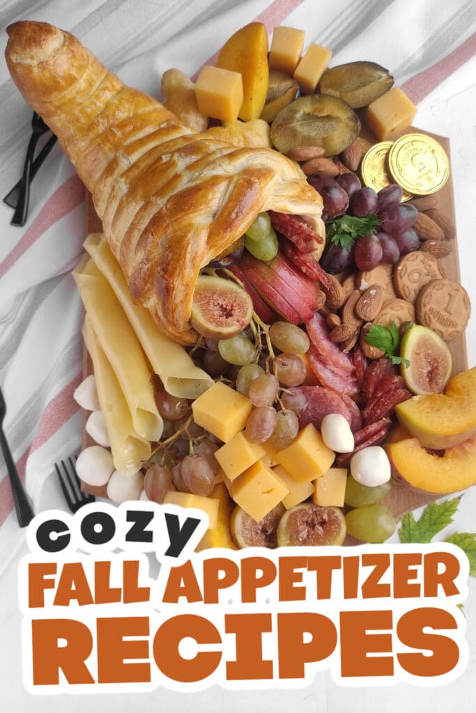Fall Appetizers- Cornucopia Charcuterie Board