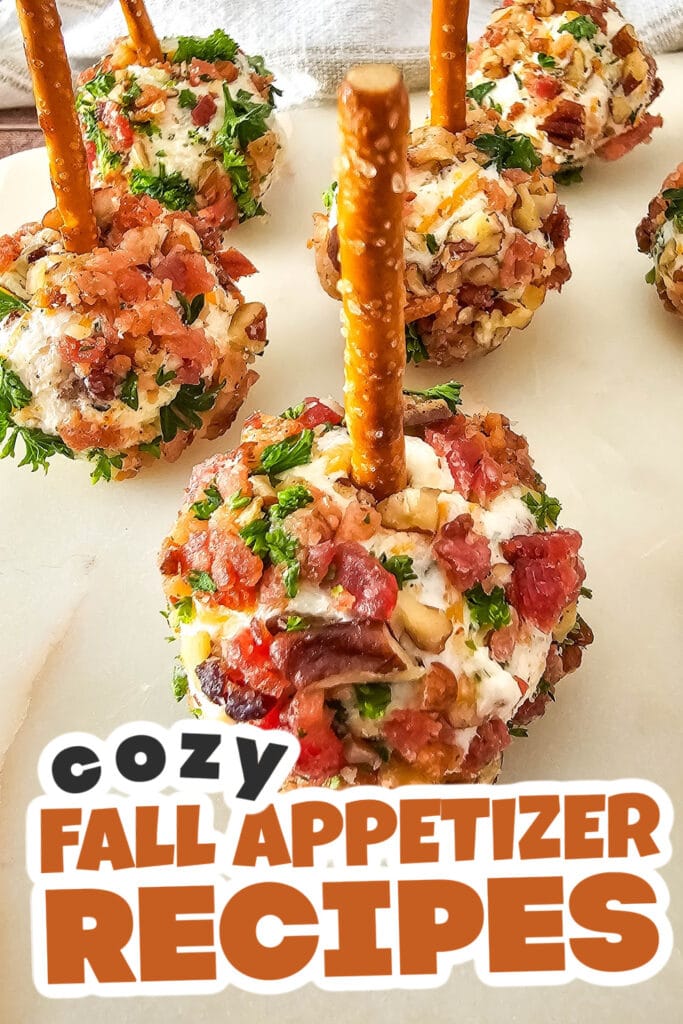 Fall Appetizers-Cracked Out Cheeseball Bites