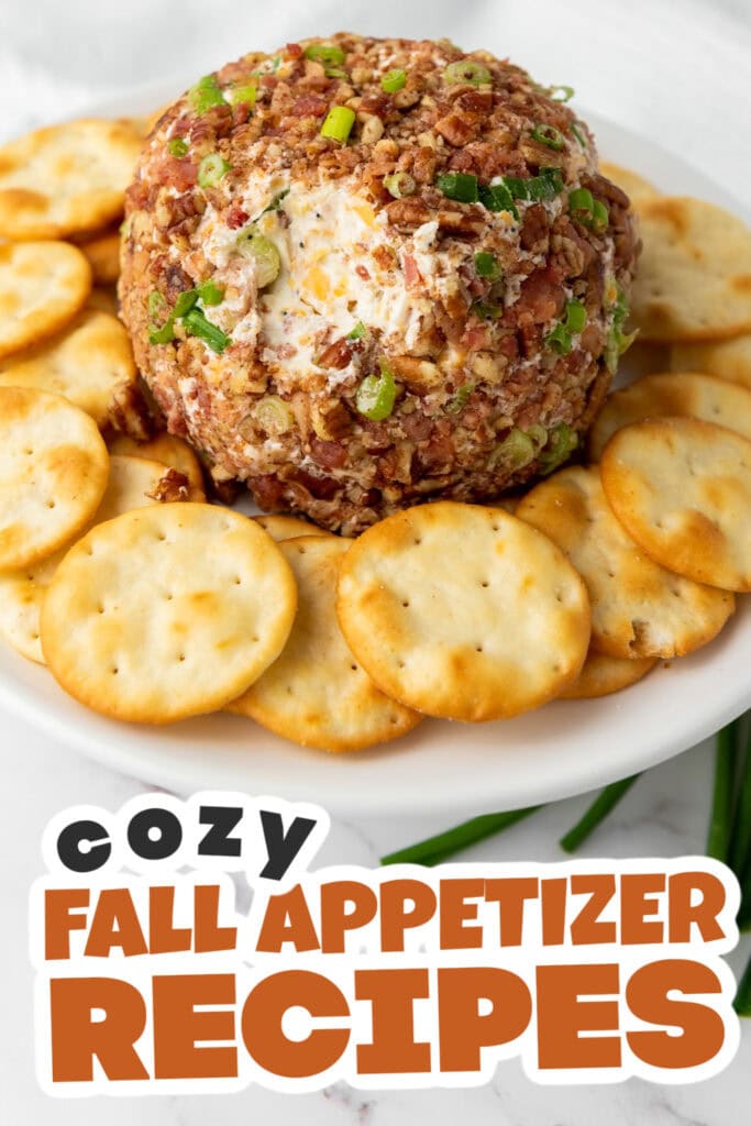 Fall Appetizers-Pecan Bacon Cheeseball