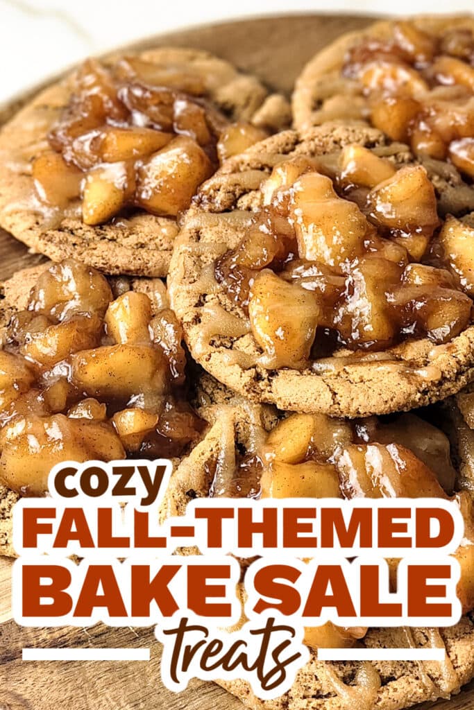 Fall Bake Sale Treats- Apple Pie Cookies