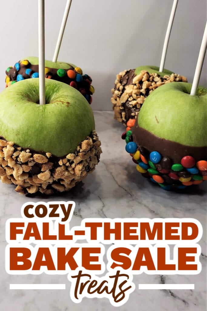 Fall Bake Sale Treats- Chocolate Dipped Apples