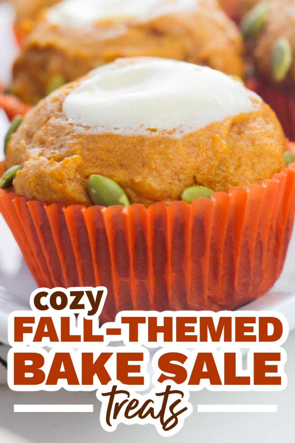 Fall Bake Sale Treats-Copycat Coffee Shop Pumpkin Muffins