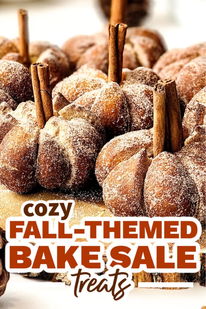 Fall Bake Sale Treats-Pumpkin Donuts