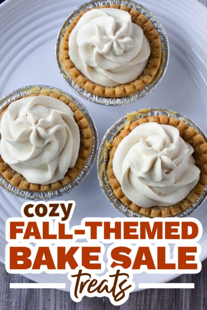 Fall Bake Sale Treats-Salted White Chocolate Caramel Tarts