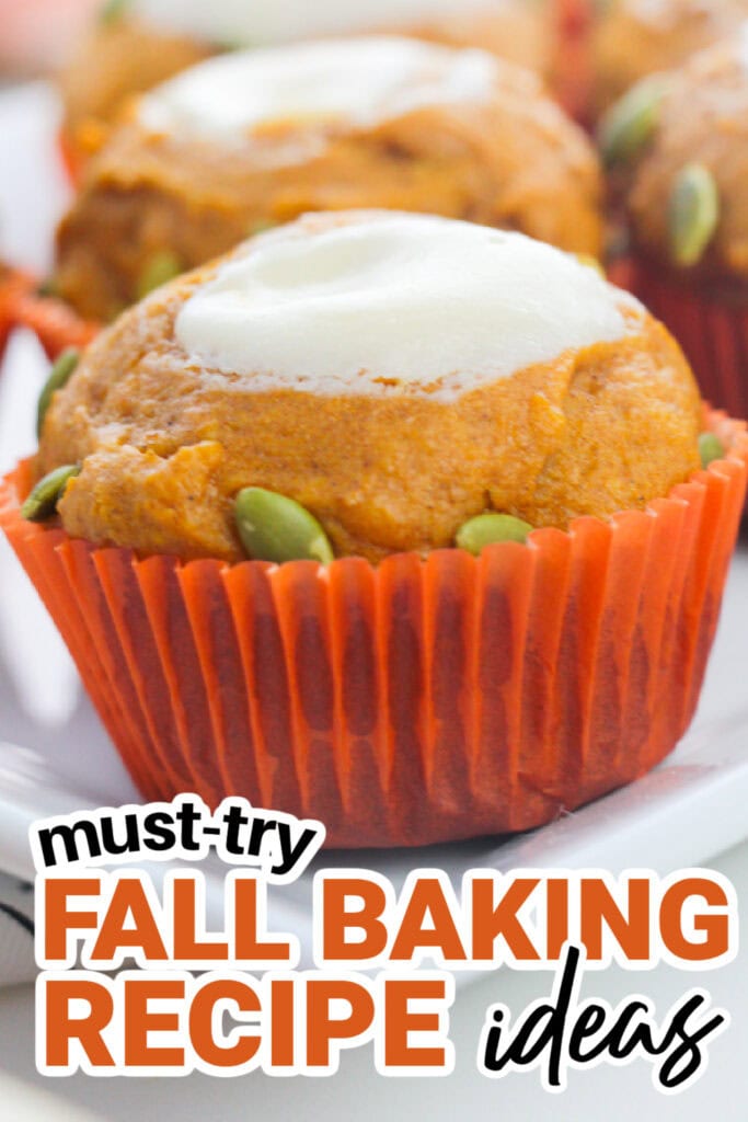 Fall Baking Recipes-Copycat Starbucks Pumpkin Muffins