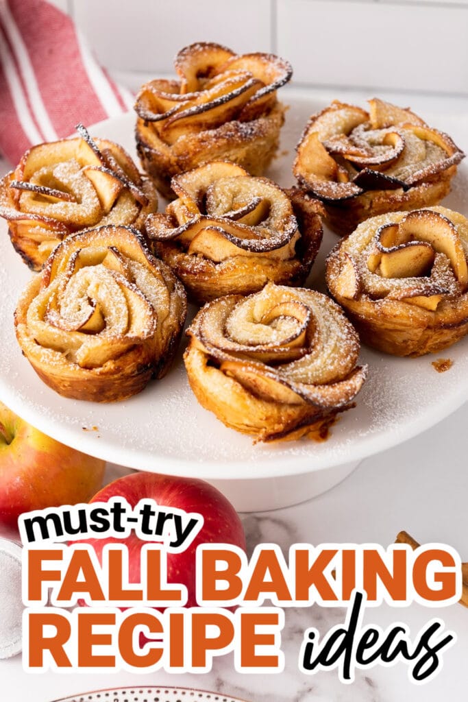 Fall Baking Recipes-Puff Pastry Apple Roses