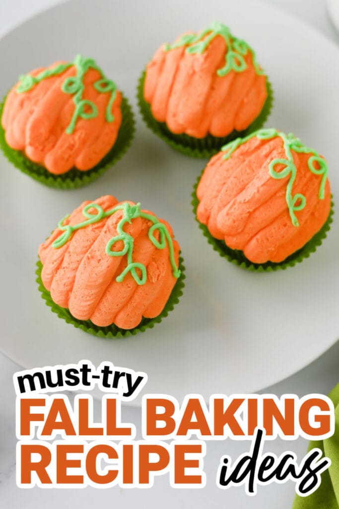 Fall Baking Recipes-Pumpkin Cupcakes
