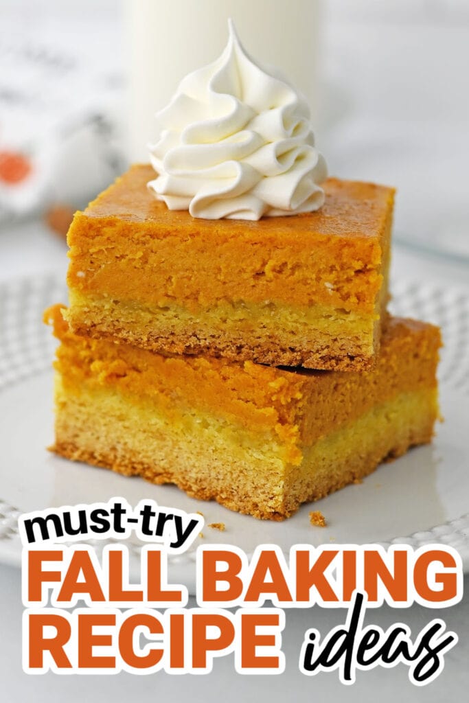 Fall Baking Recipes-Pumpkin Spice Gooey Bars