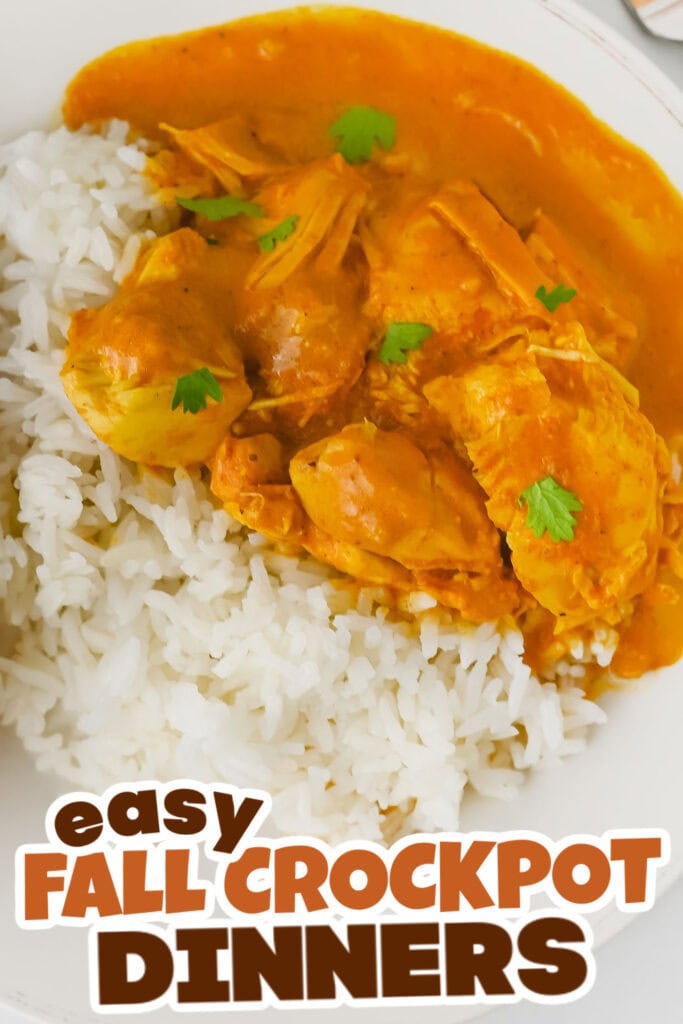 Fall Crockpot Dinner Ideas-Crockpot Butter Chicken