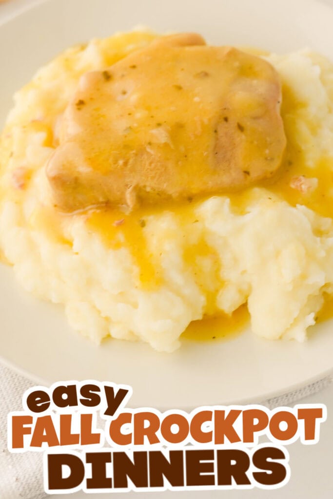 Fall Crockpot Dinner Ideas-Crockpot Ranch Pork Chops