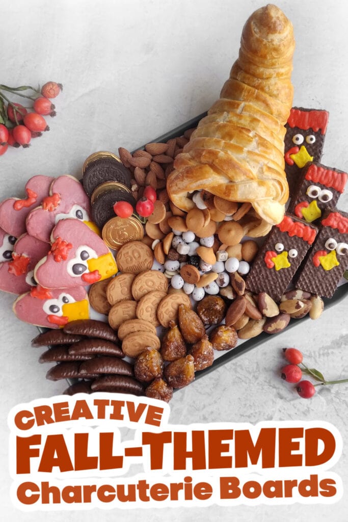 Fall Themed Charcuterie Boards-Thanksgiving Dessert Charcuterie