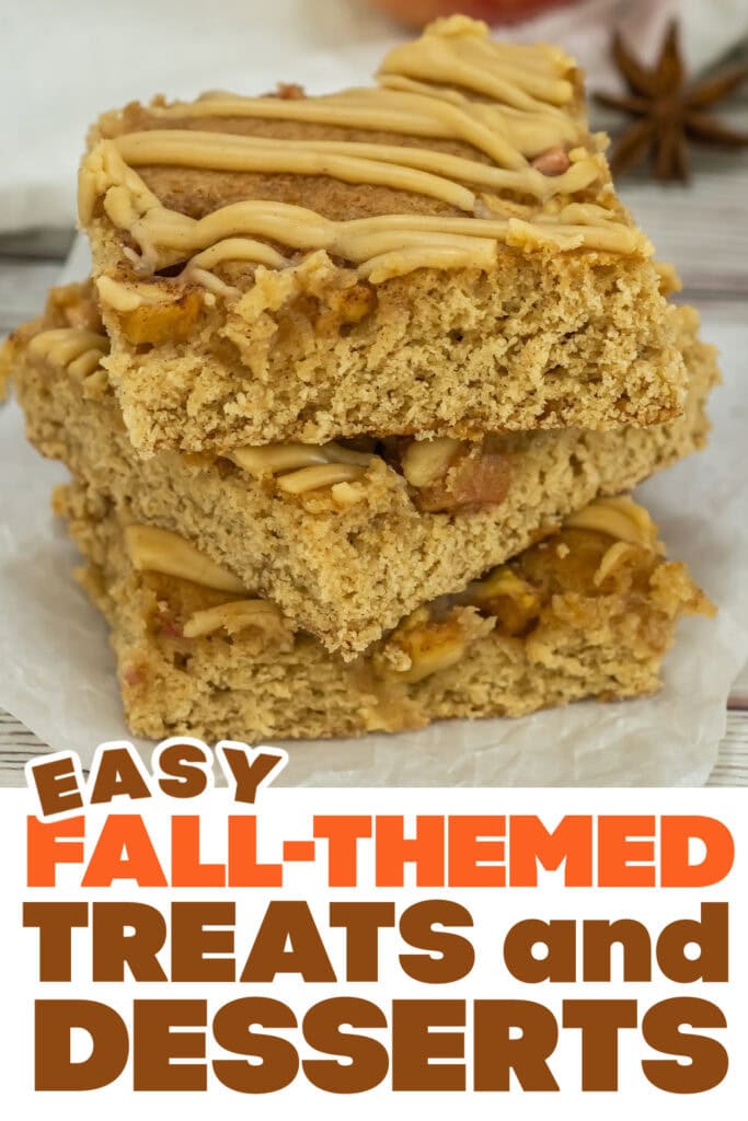 Fall Treats and Desserts-Apple Blondie Bars