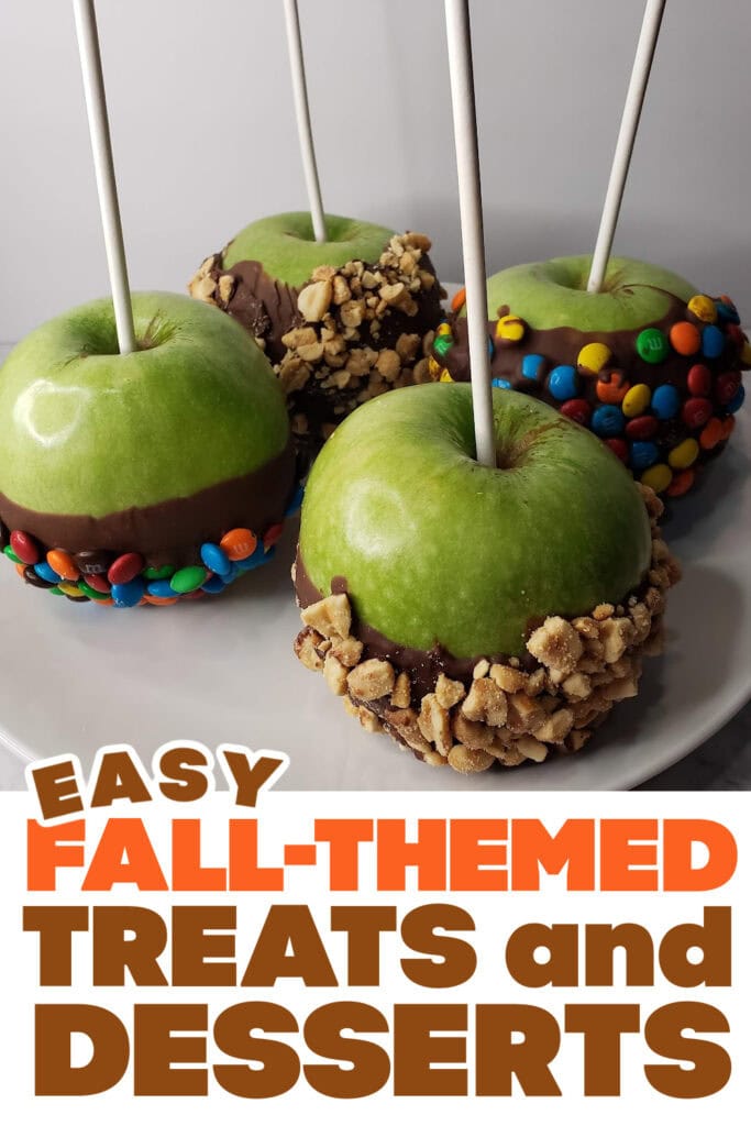 Fall Treats and Desserts-Chocolate Dipped Apples