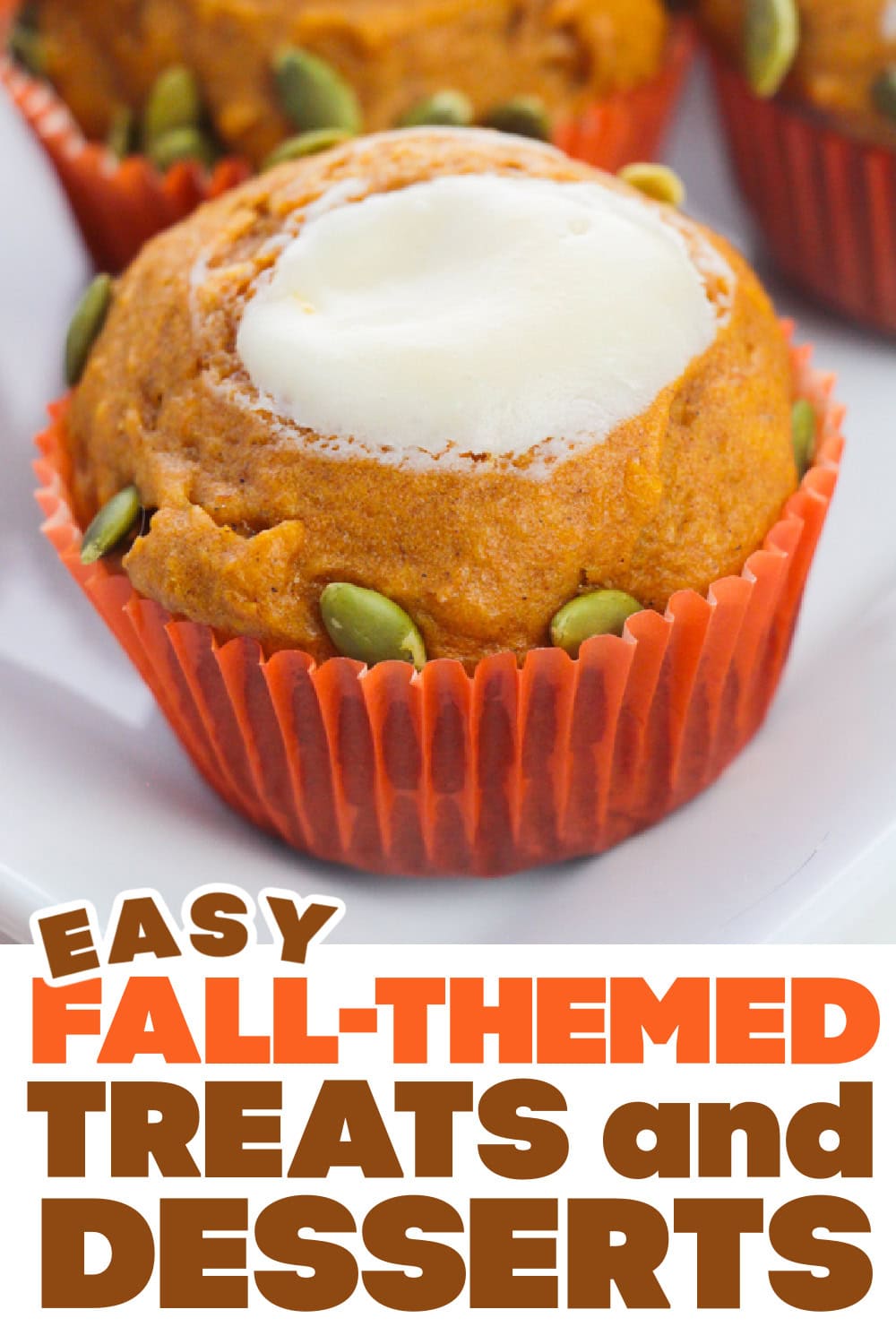 Fall Treats and Desserts-Copycat Coffee Shop Pumpkin Muffins