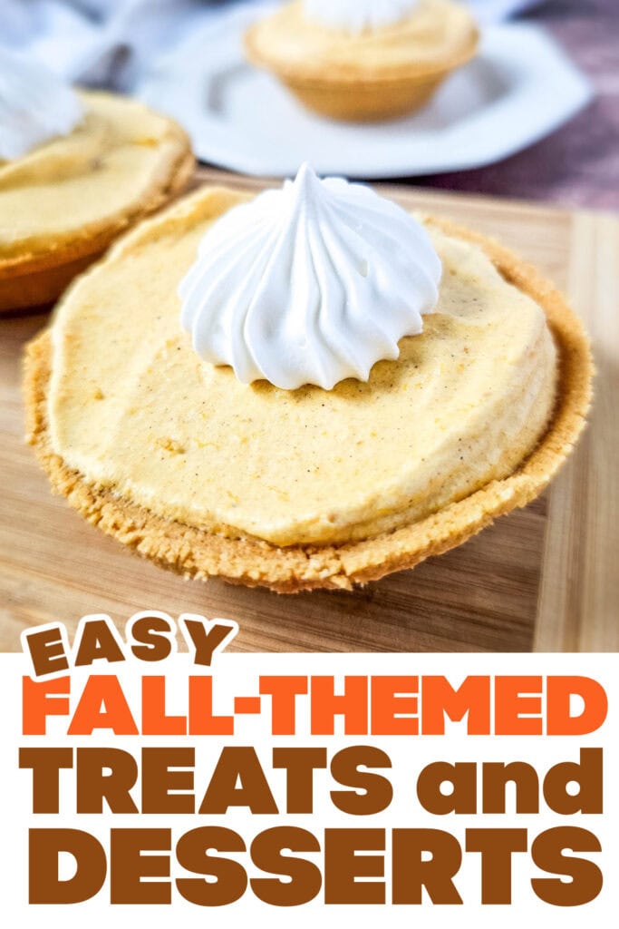 Fall Treats and Desserts-Mini Pumpkin Marshmallow Pies