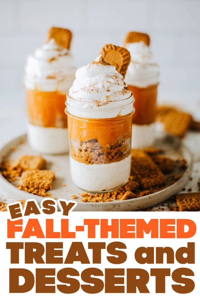 Fall Treats and Desserts-No Bake Pumpkin Pie Cheesecake Trifle