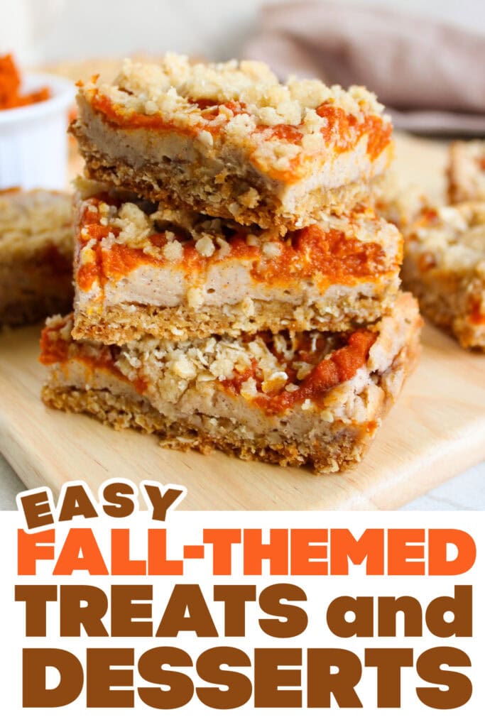 Fall Treats and Desserts-Pumpkin Cream Cheese Bars