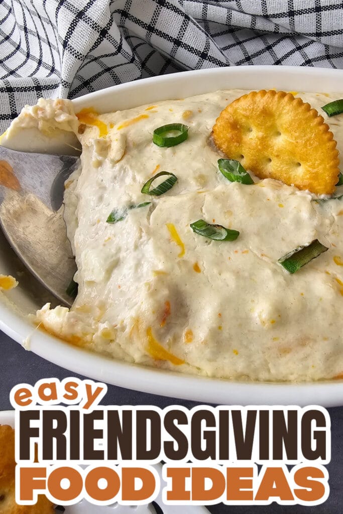 Friendsgiving Food Ideas-Creamy Hot Seafood Dip