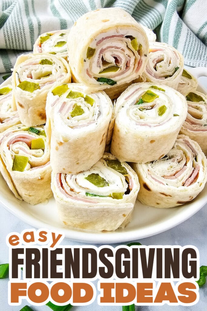 Friendsgiving Food Ideas-Pickle Dip Pinwheels