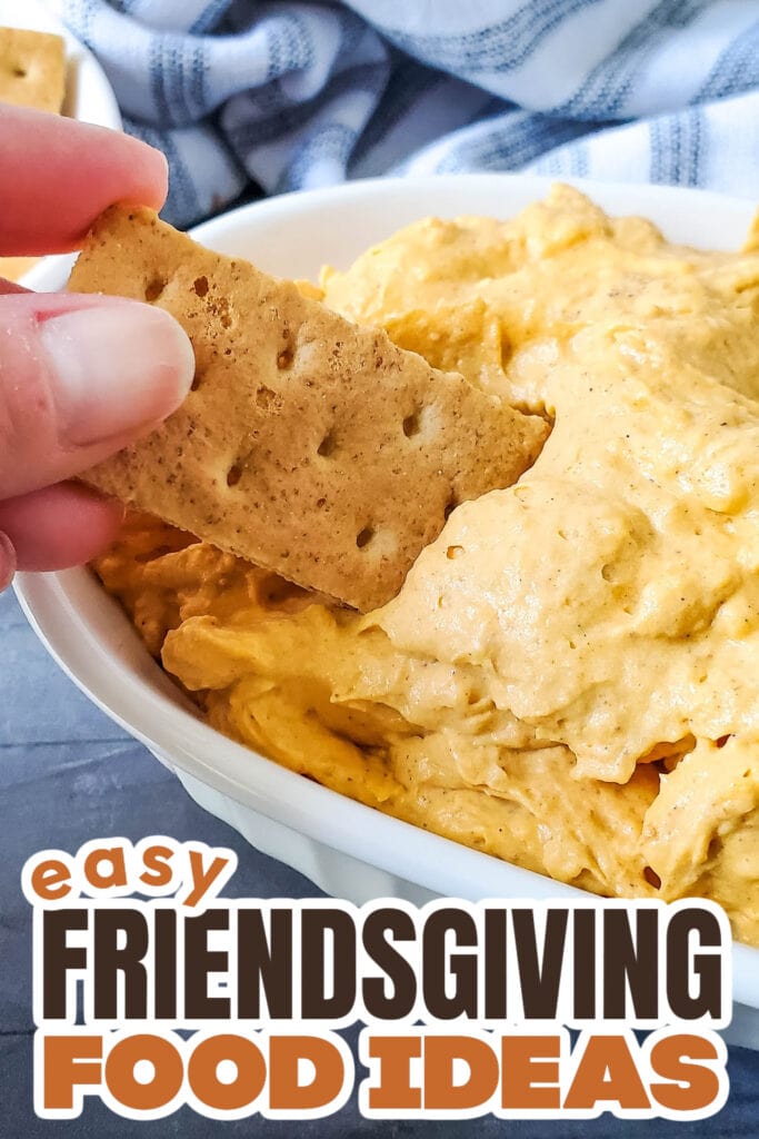 Friendsgiving Food Ideas-Pumpkin Dessert Dip