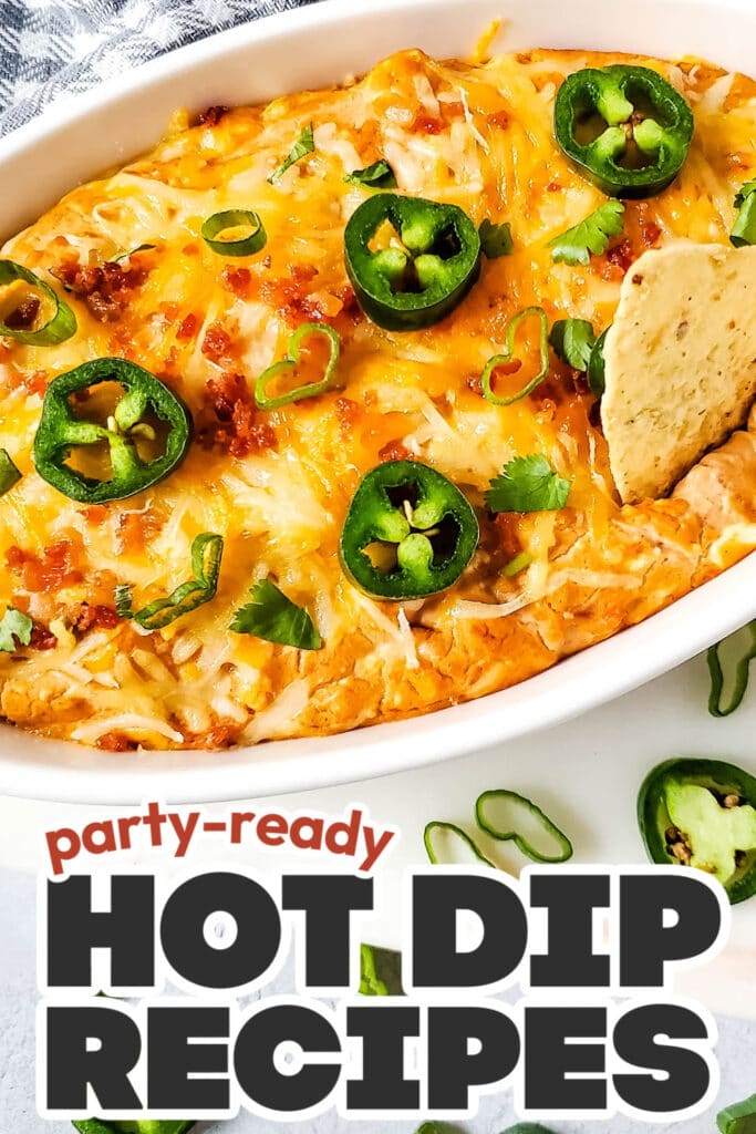 Hot Dip Recipes-Hot Cheesy Bacon Bean Dip