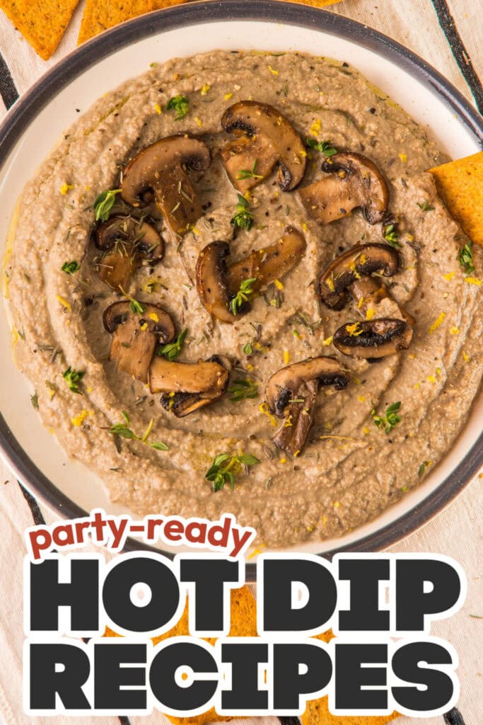Hot Dip Recipes-Mushroom Hummus_ A Creamy, Savory Twist on a Classic Dip