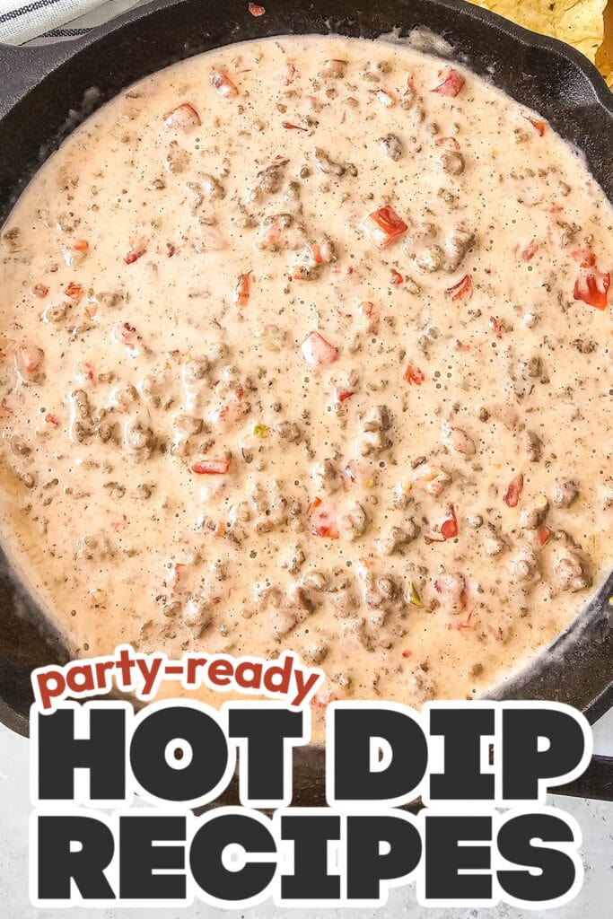 Hot Dip Recipes-Queso Blanco Rotel Dip