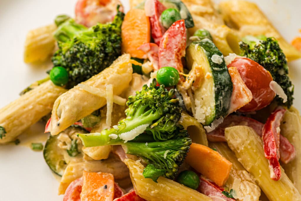 Creamy Pasta Primavera