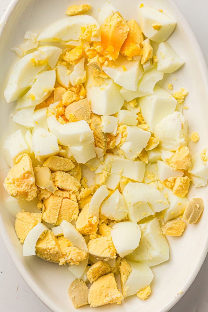 Classic American Potato Salad Process Photo