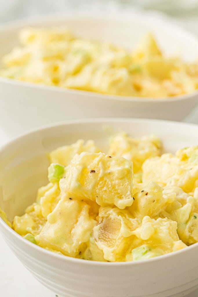 Classic American Potato Salad Process Photo