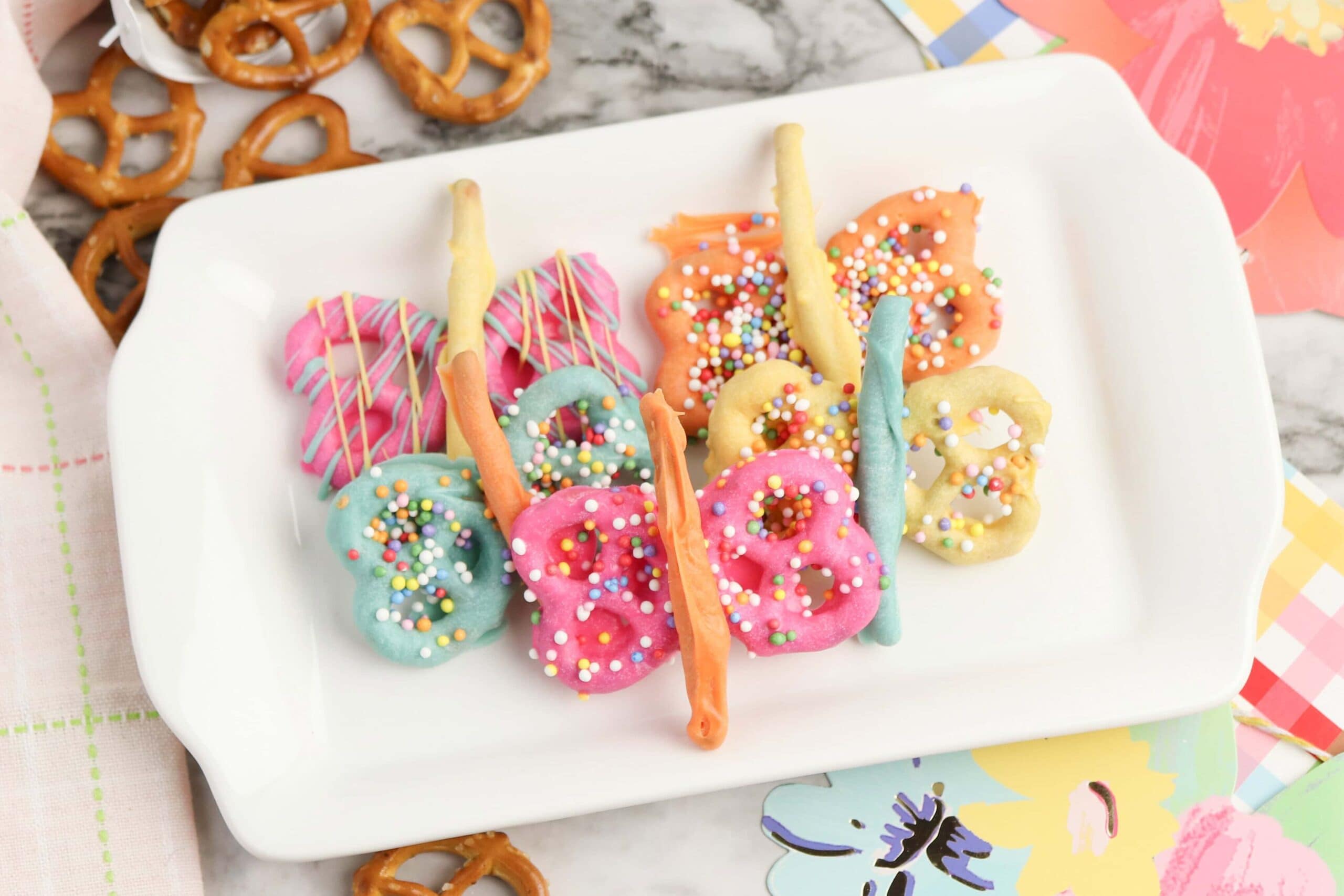 butterfly pretzels