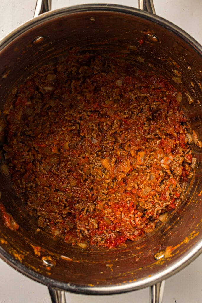 Pumpkin Chili Process Photo