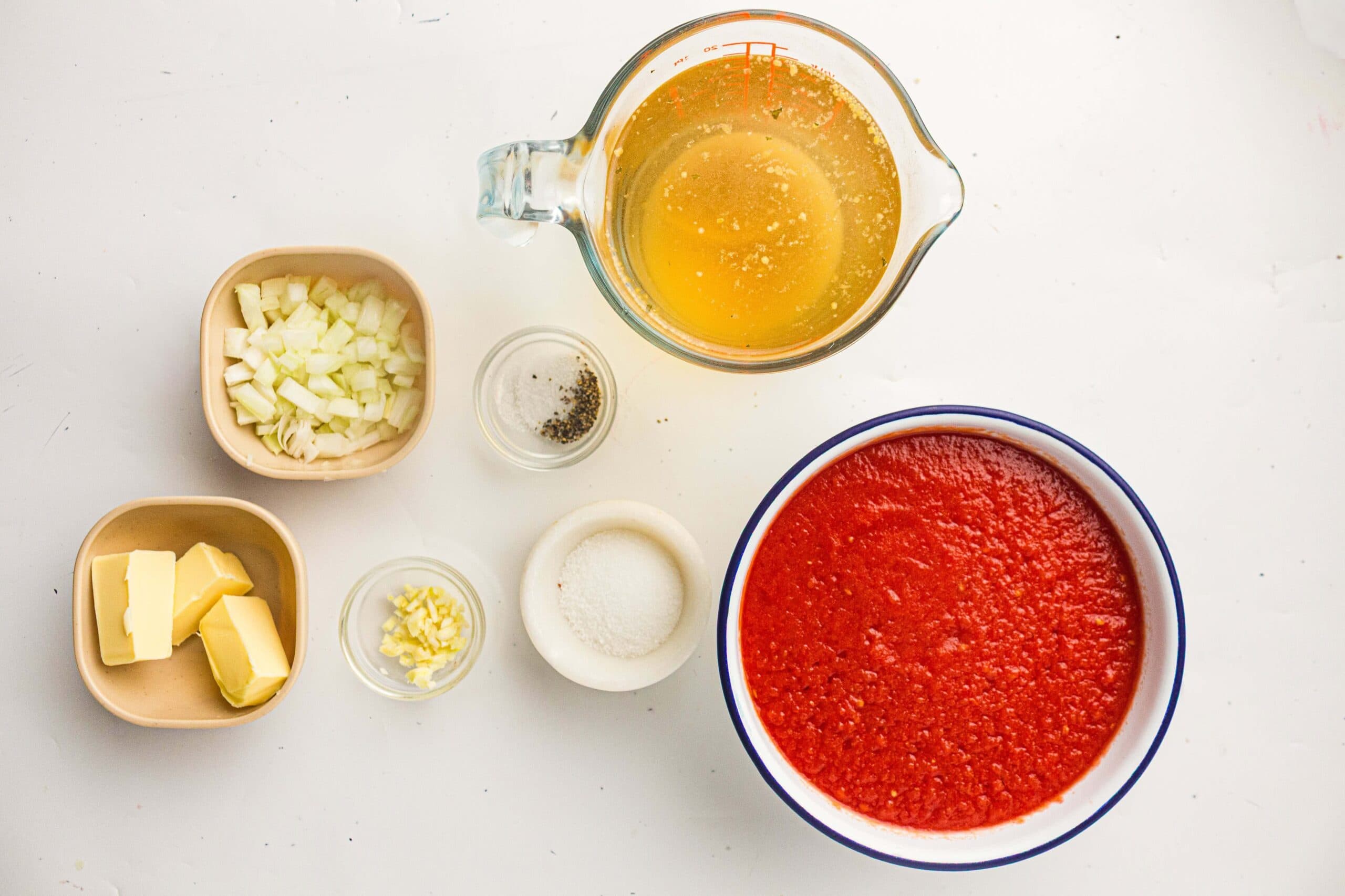 Tomato Soup Process Ingredients