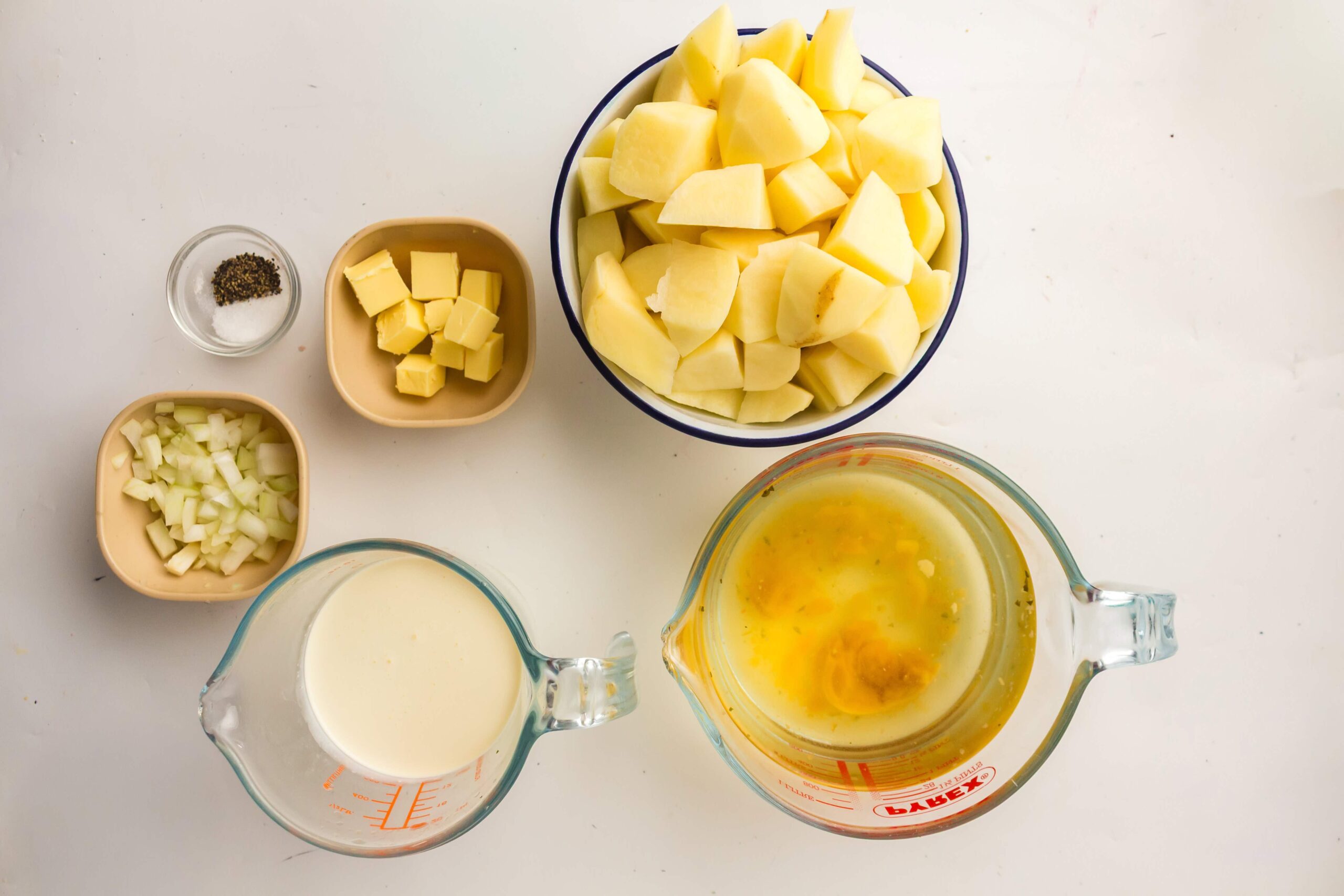 Potato Soup Process Ingredients