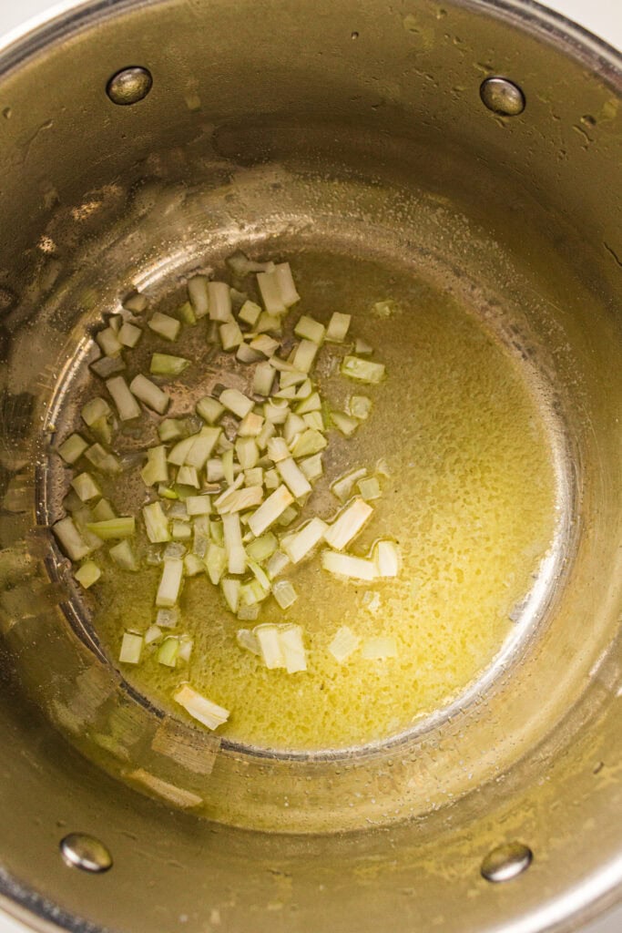 Potato Soup Process Photo