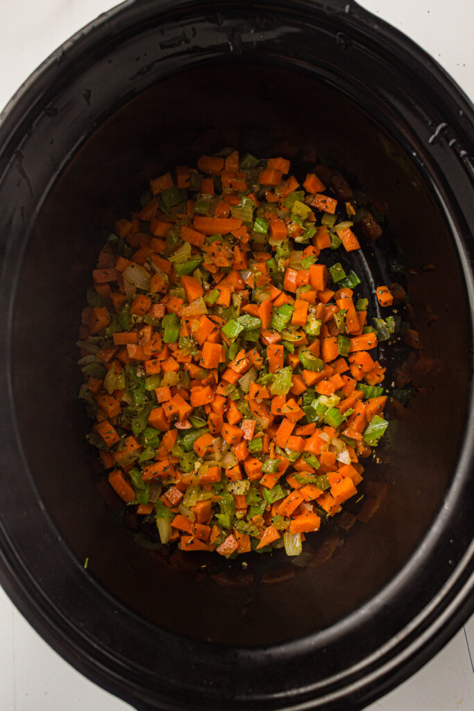 Slow Cooker Minestrone Process Photo