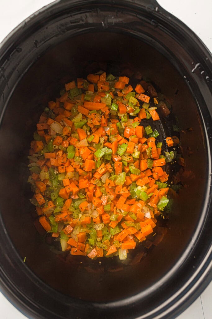 Slow Cooker Minestrone Process Photo