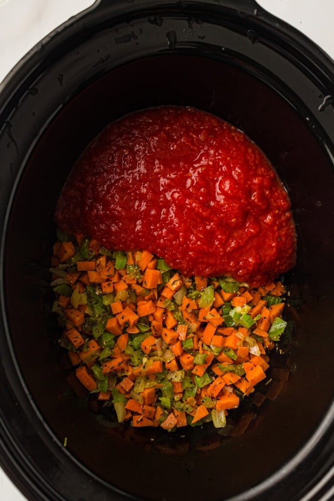 Slow Cooker Minestrone Process Photo