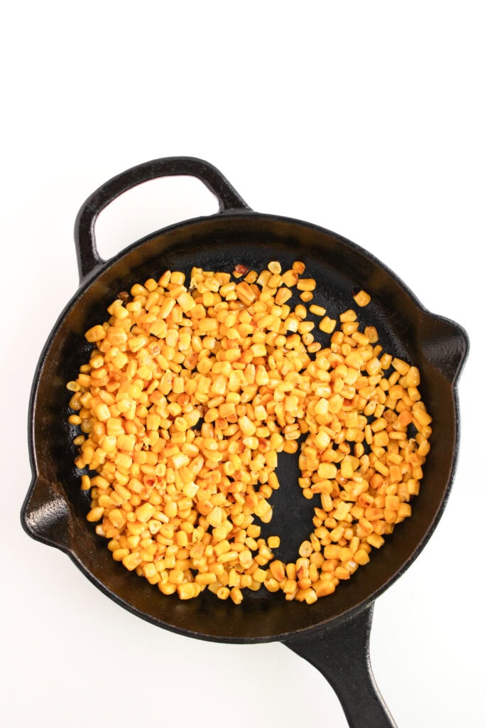 Street Corn Nachos Process Photo