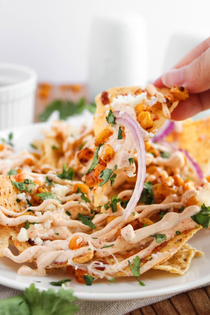 street corn nachos
