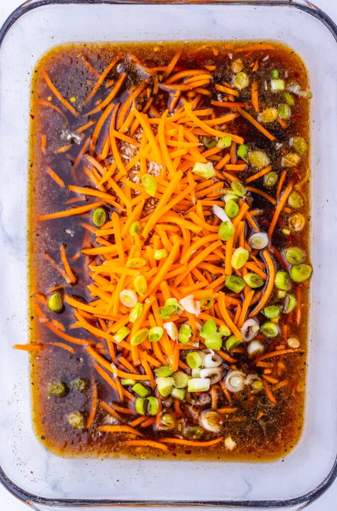 One Pan Japanese BBQ Chicken And Rice Process Photo