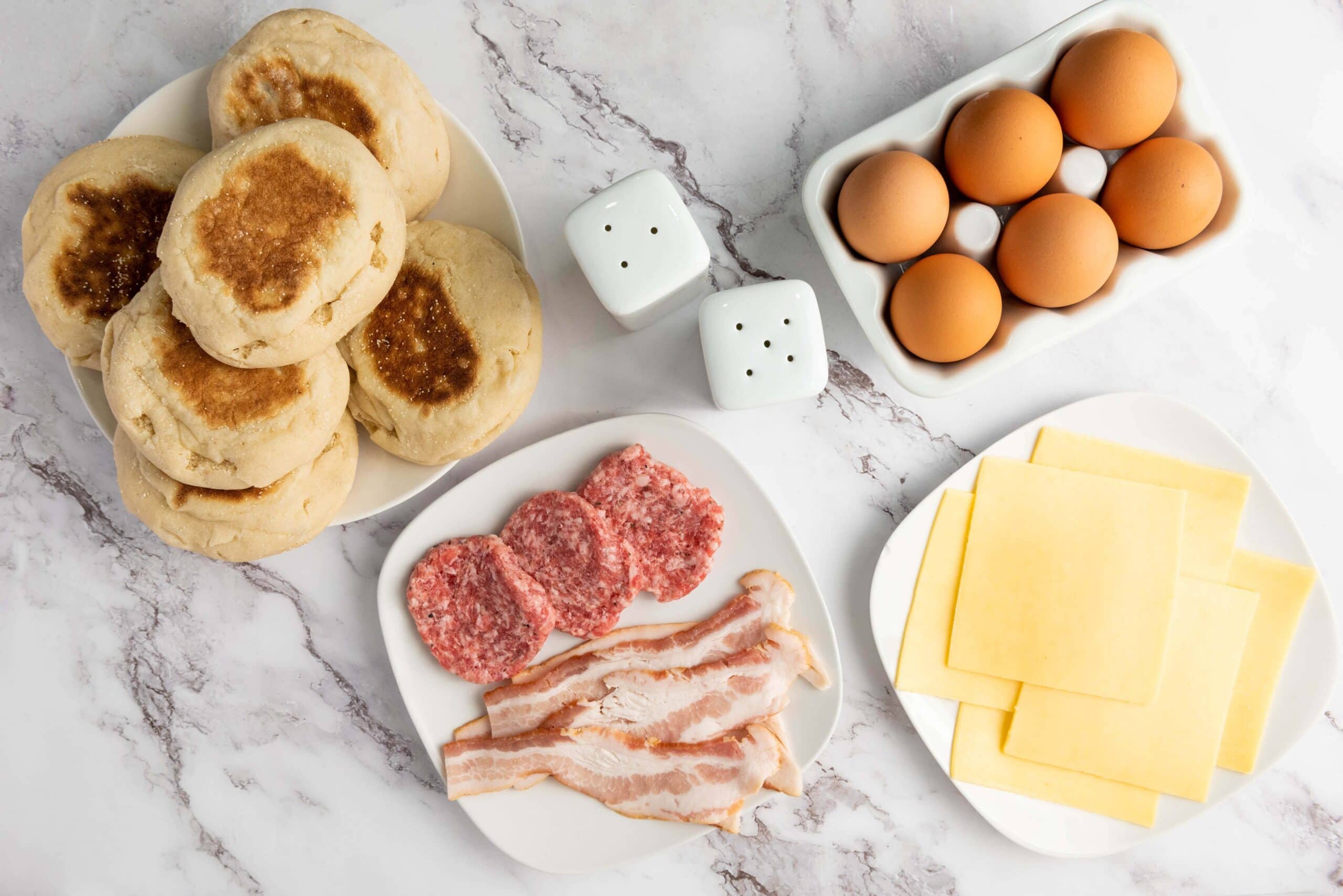 Freezer Breakfast Sandwiches Process Ingredients