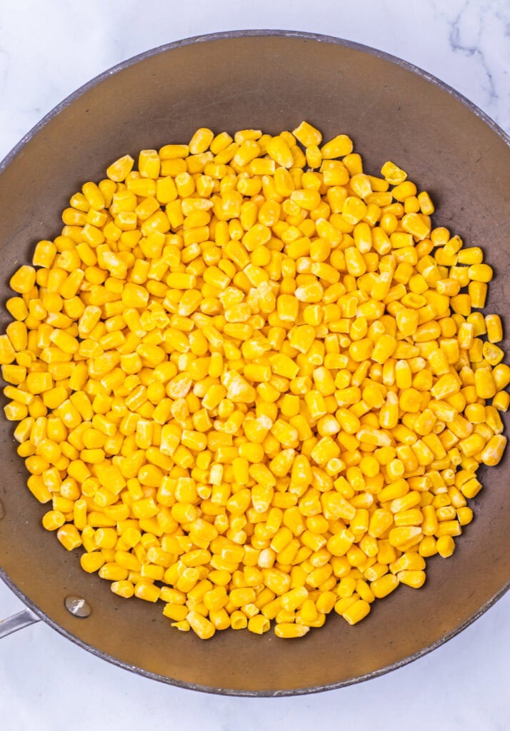 Loaded Street Corn Potato Salad Process Photo