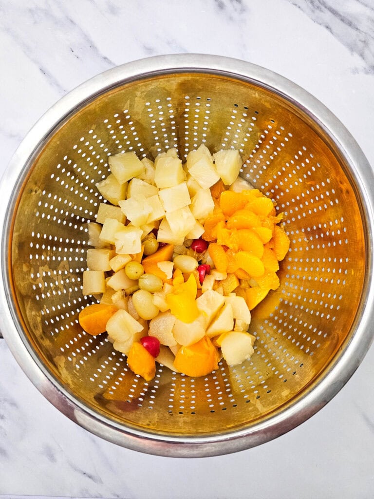 Hawaiian Fruit Salad Process Photo