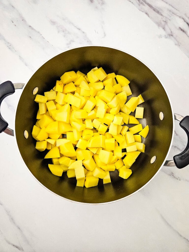 Deviled Egg Potato Salad Process Photo