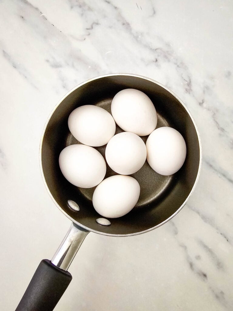 Deviled Egg Potato Salad Process Photo