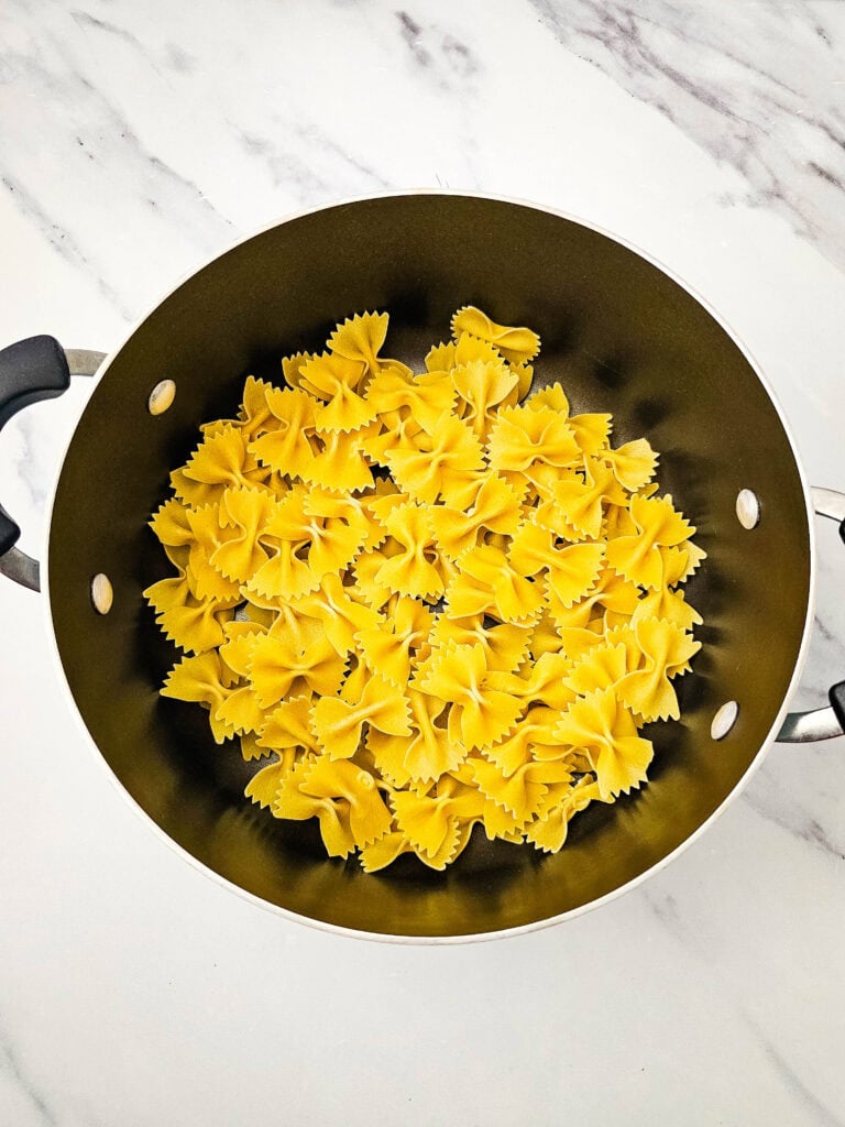 Avocado Pasta Salad Process Photo