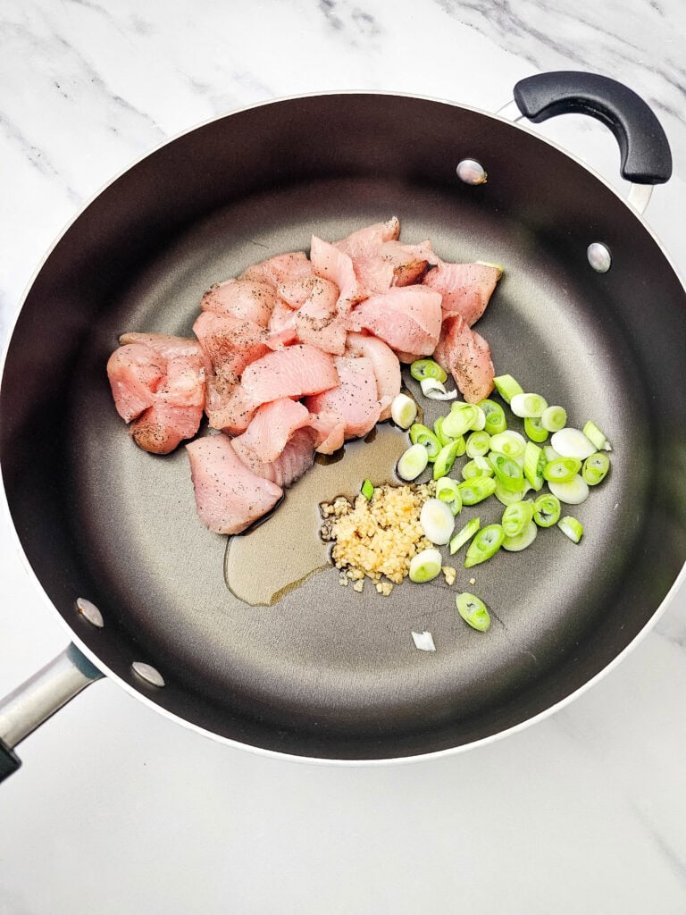 Teriyaki Chicken and Rice Bowl Process Photo
